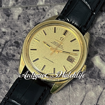 OMEGA シーマスター ゴールドサテンダイヤル