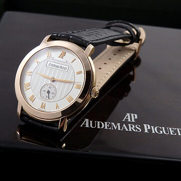AUDEMARS PIGUET ジュール オーデマ スモセコ 金無垢 15056OR.OO.A067CR.02 箱・保証書・説明書付 側面 リューズ
