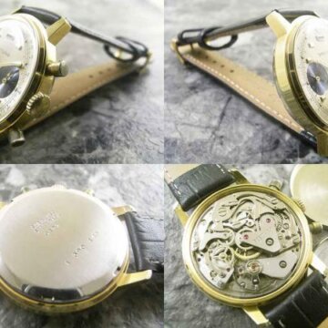 BREITLING (ブライトリング）/クロノグラフ 2 レジスター Ref.9122 アンティーク 側面 リューズ