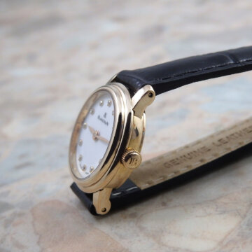 BLANCPAIN LadyBird 18K Goldレディースウォッチ ホワイトシェル ダイヤモンド 背面