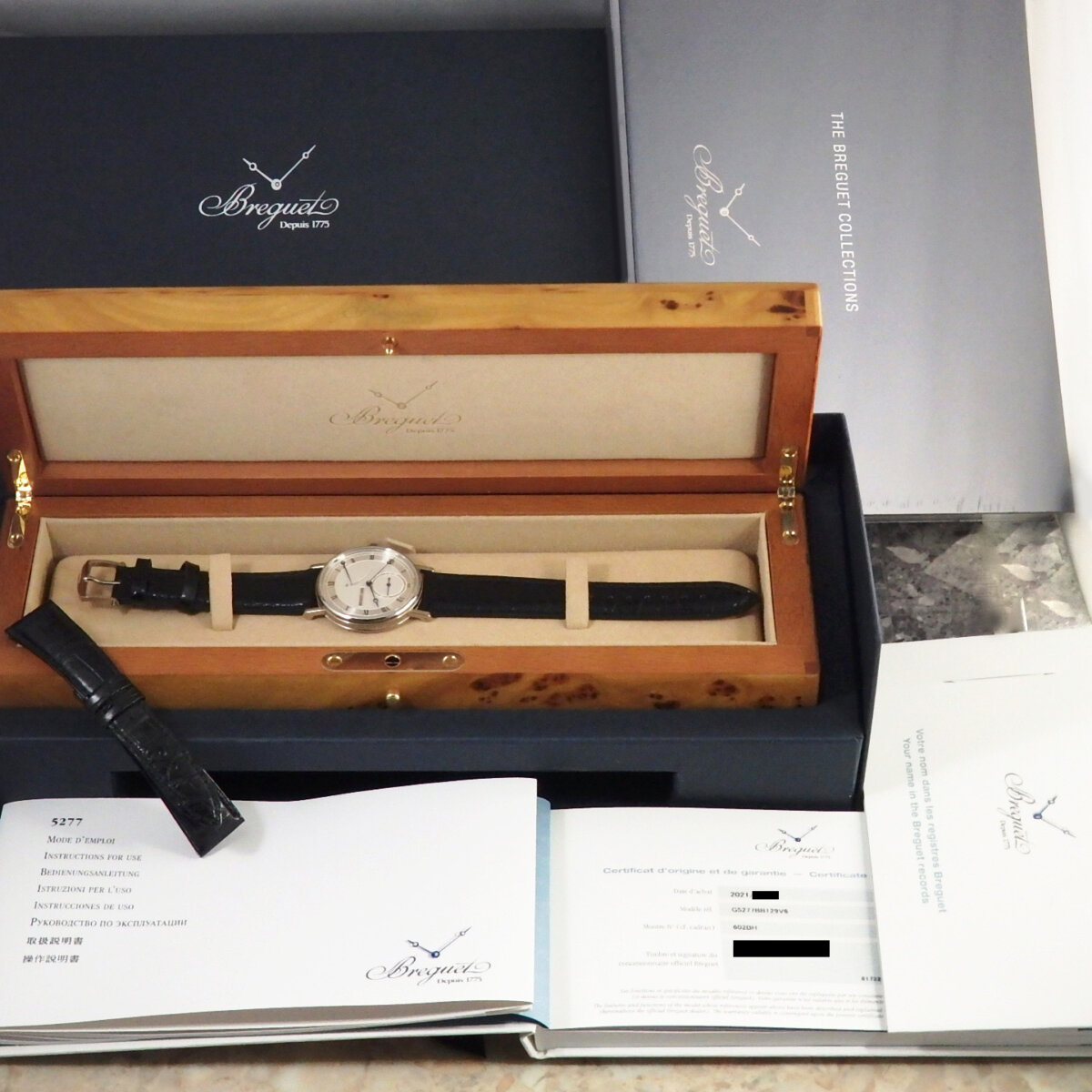 BREGUET クラシック パワーリザーブ WG 5277BB/12/9V6 手巻き