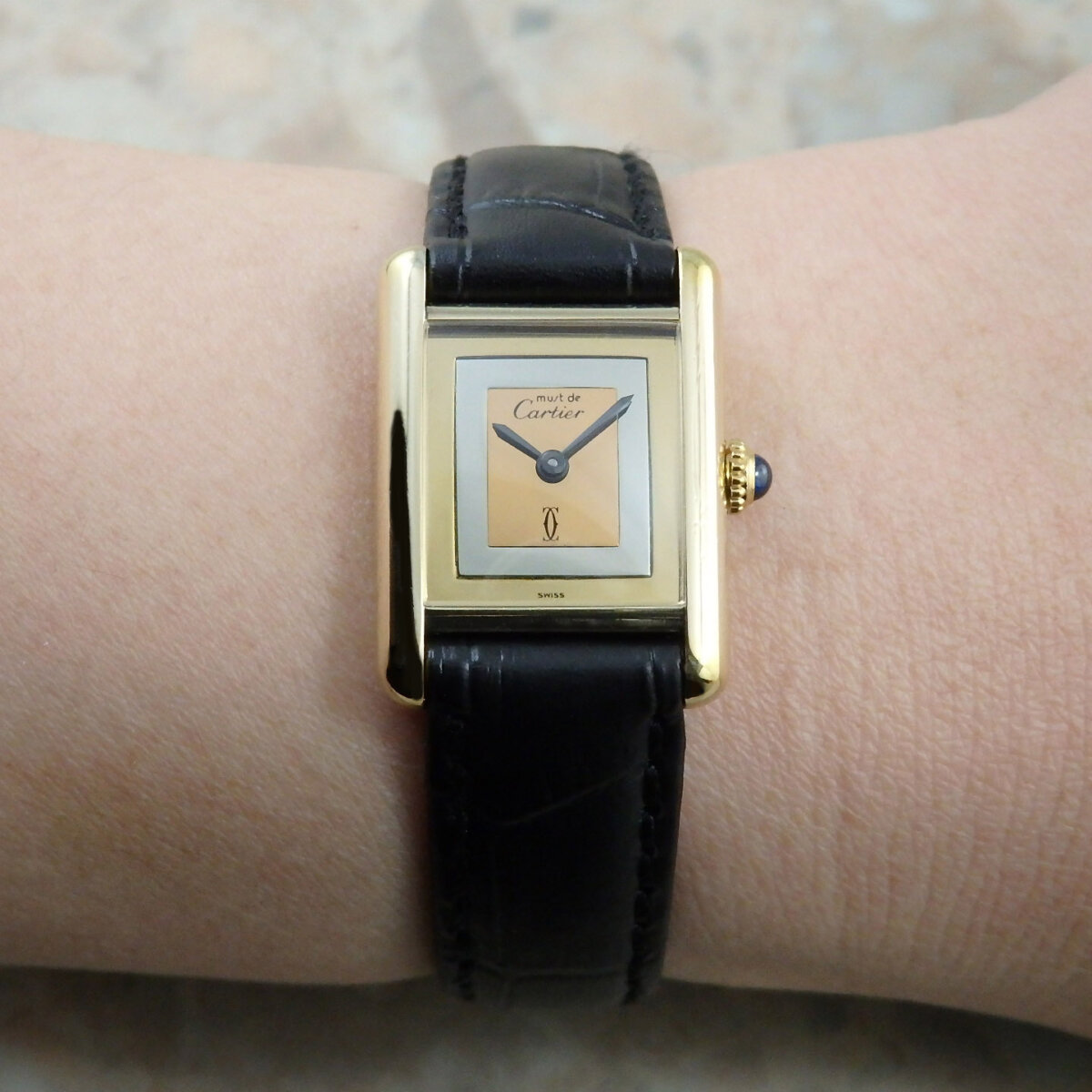 カルティエ ヴィンテージ CARTIER VINTAGE must TANK マストタンク 手