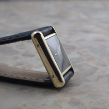 
                        Cartier MUST TANK SM カルティエ マストタンク ブラック レディース アンティーク腕時計:画像3
          
        