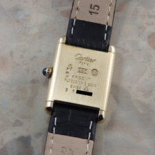 
                        Cartier MUST TANK SM カルティエ マストタンク ブラック レディース アンティーク腕時計:画像5
                  