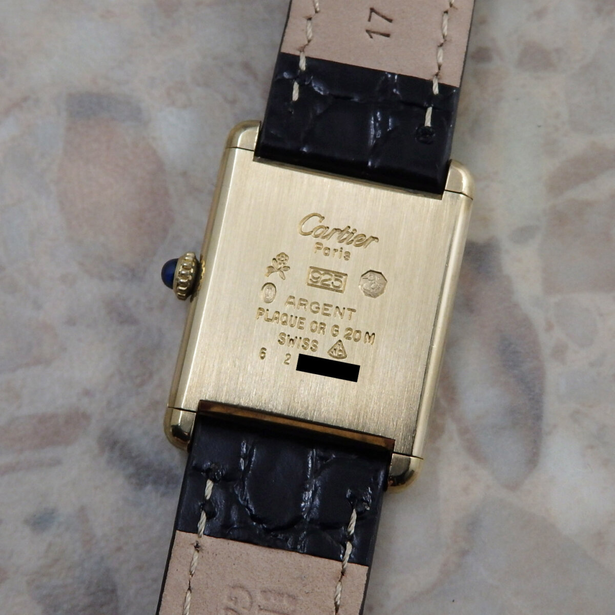 カルティエ Must Tank Cartier マスト タンク ヴェルメイユ