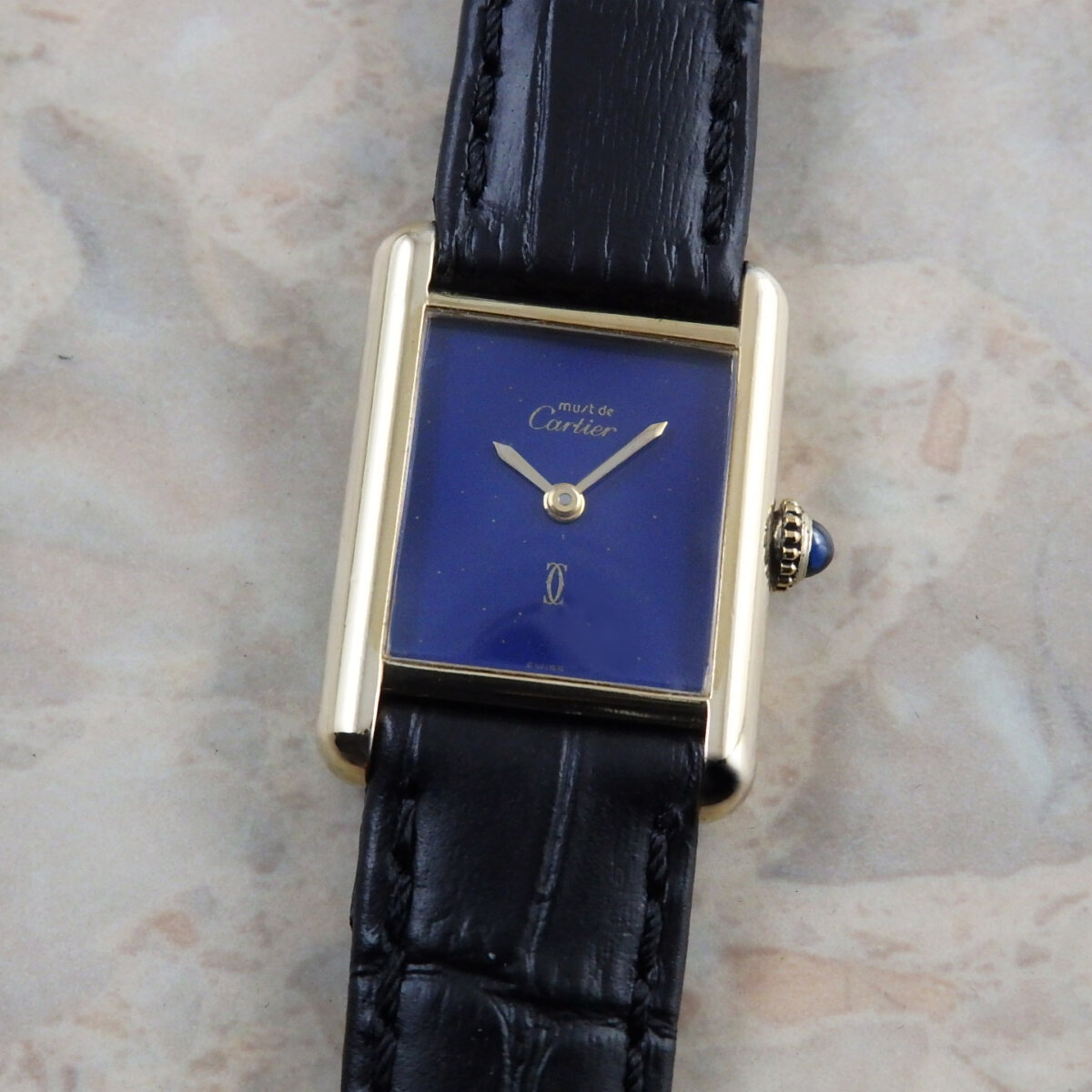 カルティエ must de Cartier マストタンク 手巻き SM YG - 腕時計 ...