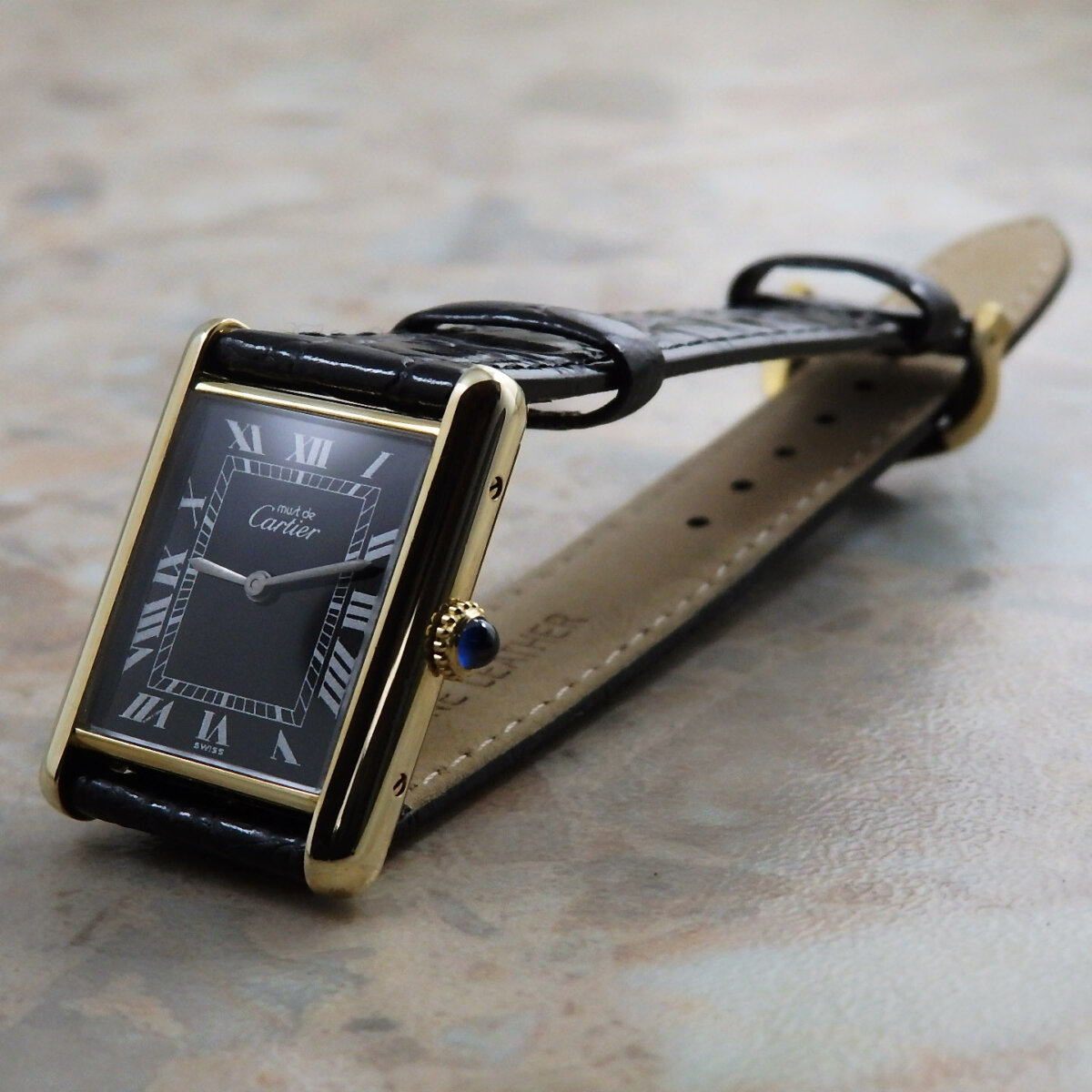 ヴィンテージ SELDICA SV925 タンク ローマン文字盤 稼働品 希少 ヴィンテージ SELDICA SV925 タンク ローマン文字盤 稼働品 希少