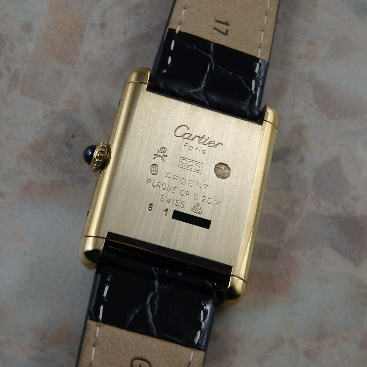 マスト ドゥ カルティエ マストタンク 希少 LM ブラック