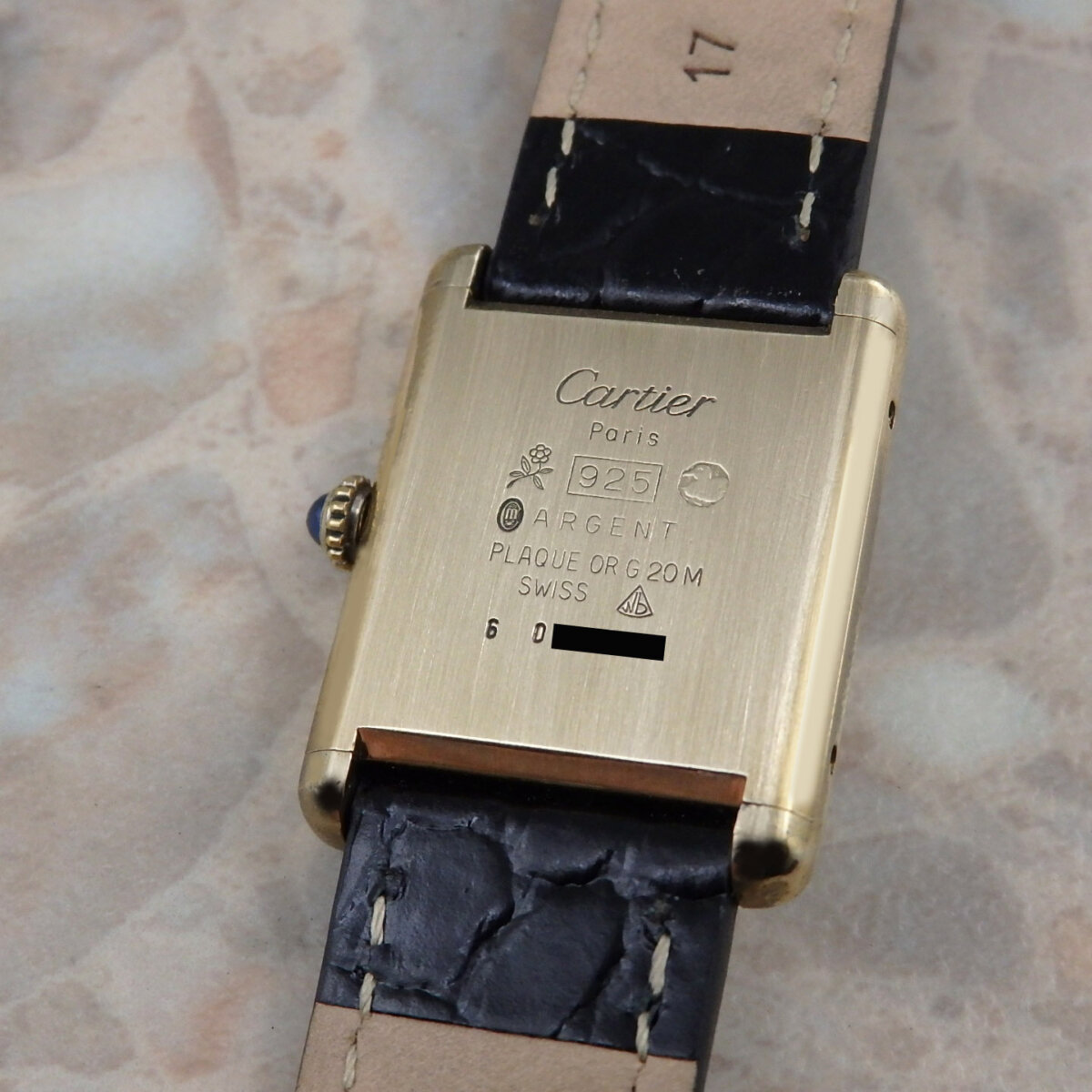 Cartier カルティエ マストタンクLM アイボリー カルティエ Cartier マストタンク LM 希少 アイボリー文字盤 手