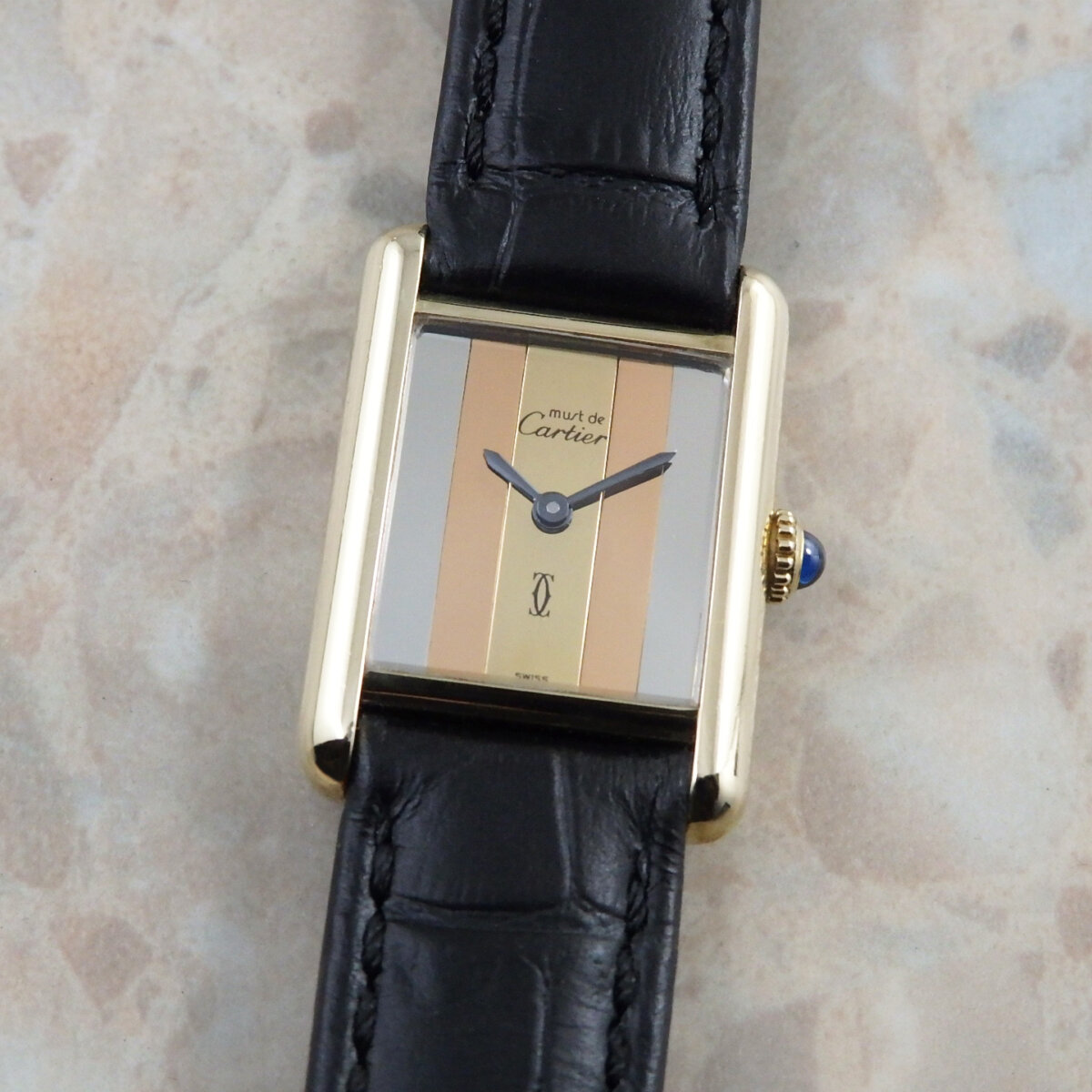 【Cartier 】タンク レディース腕時計 トリニティ　SM
