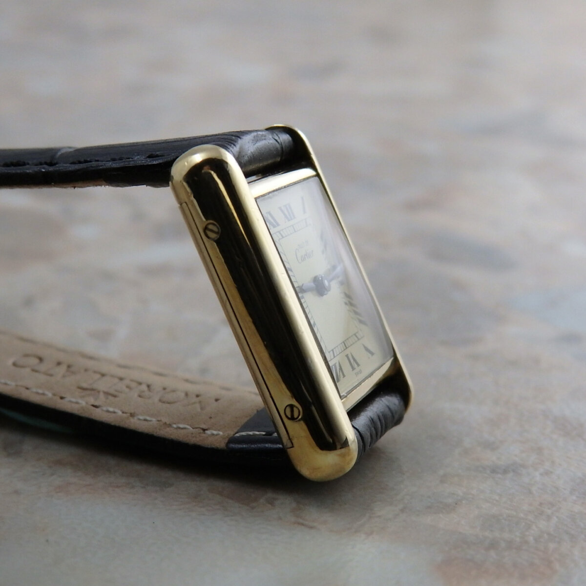 カルティエ Must Tank Cartier マスト タンク レディース