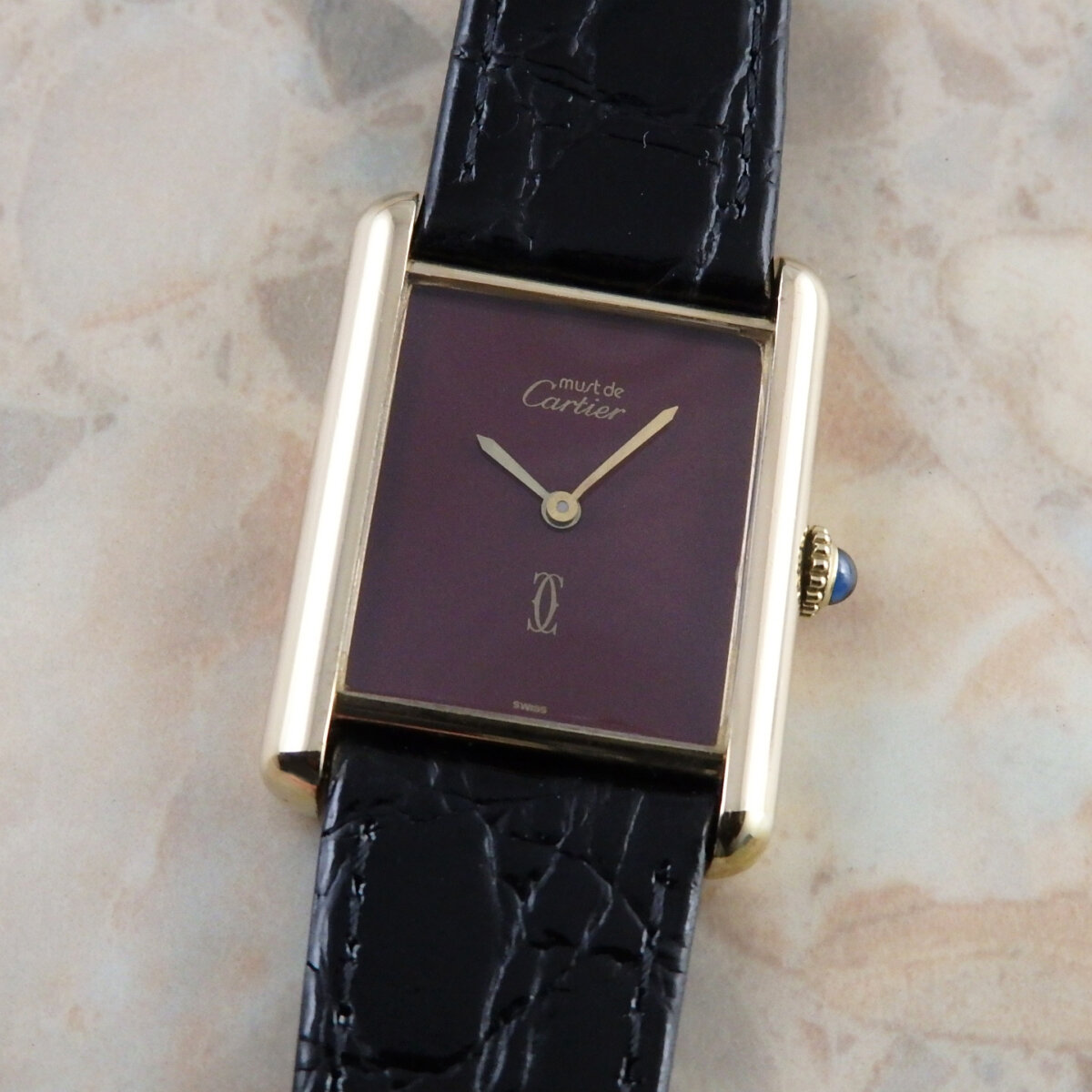 Cartier TANK MUST 時計　文字盤