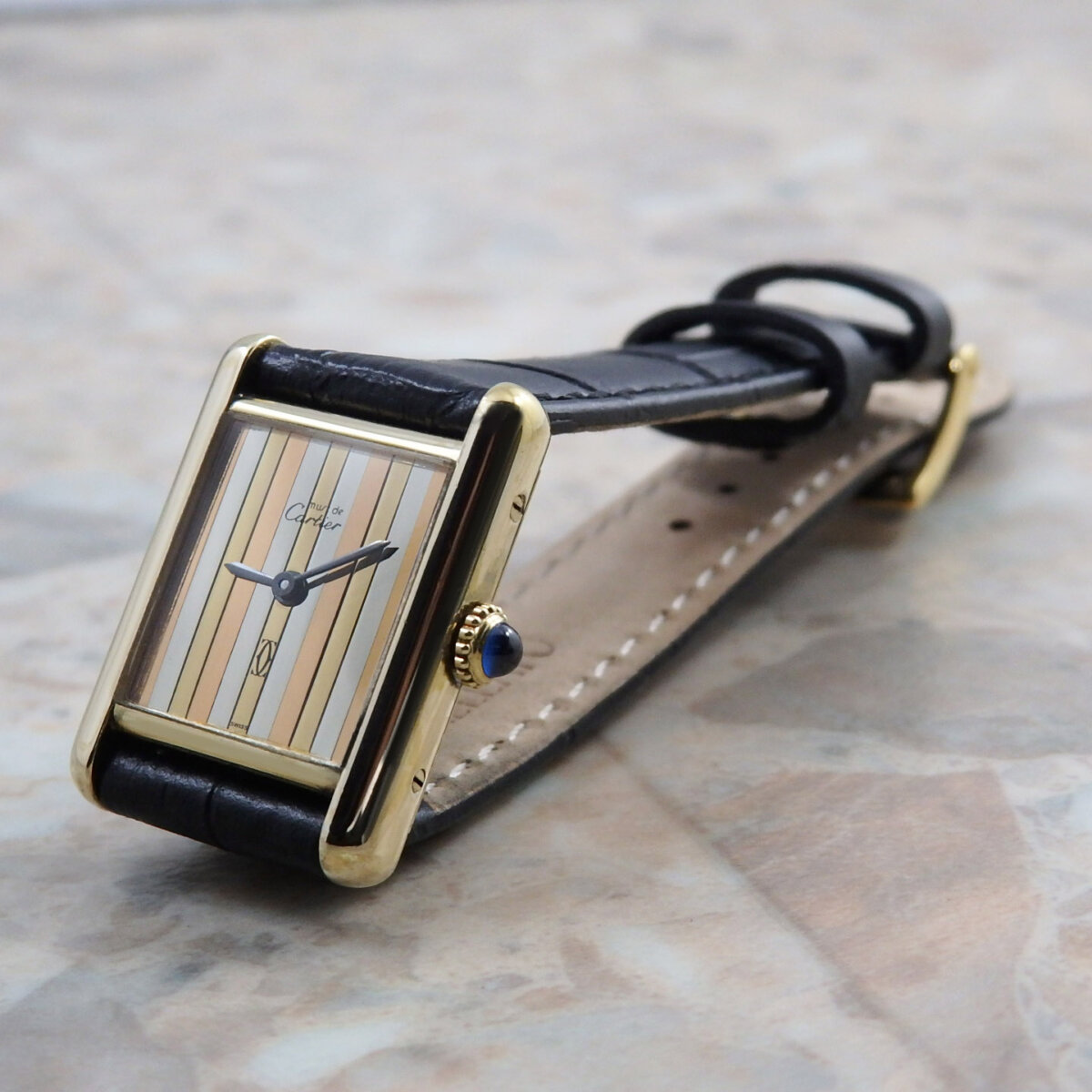 CARTIER VINTAGE must TANK マストタンク カルティエ ヴィンテージ 手巻き SM レアフェイス |  アンティーク時計の販売ならアンティークウォッチライフ