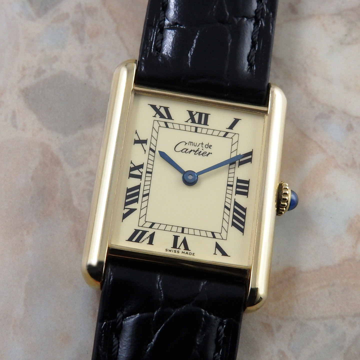 カルティエ マストタンク LM Cartier Tank 手巻き式 ヴィンテージ アンティーク 時計 | アンティーク時計の販売ならアンティーク ウォッチライフ