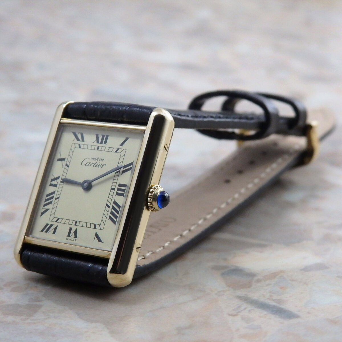 カルティエ マストタンク LM Cartier Tank 手巻き式 ヴィンテージ アンティーク ウォッチ | アンティーク時計の販売なら アンティークウォッチライフ