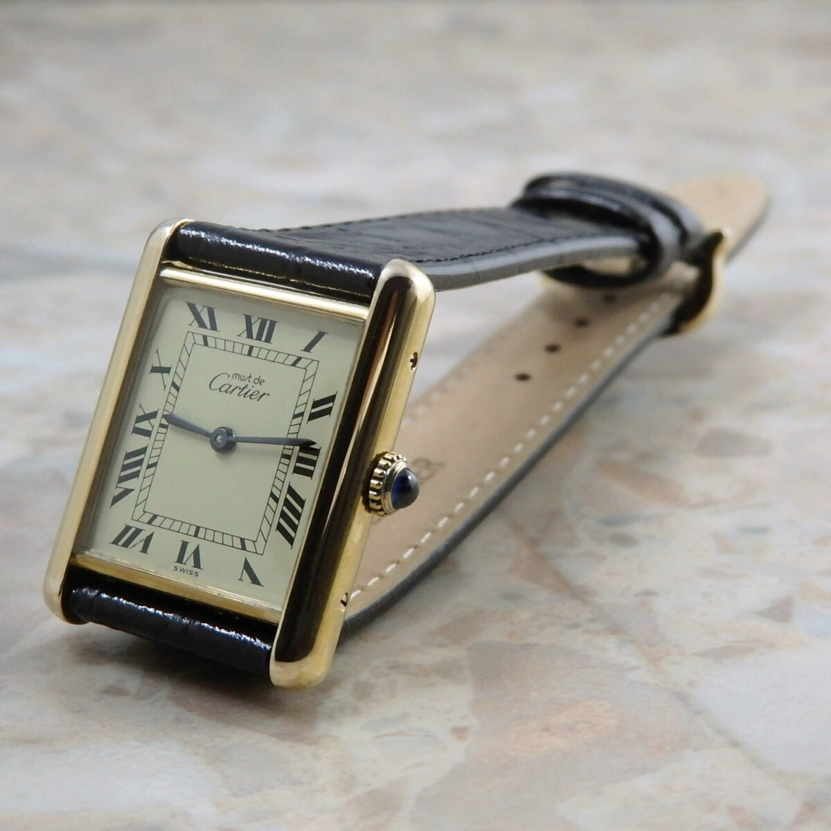 カルティエ マストタンク LM Cartier Tank 手巻き式 ヴィンテージ アンティーク 腕時計 | アンティーク時計 の販売ならアンティークウォッチライフ