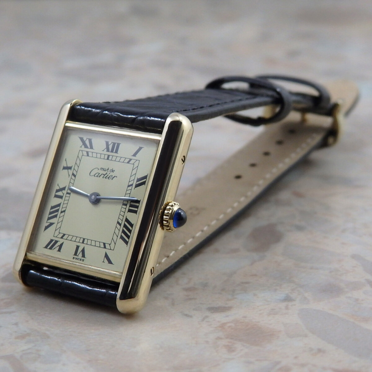 カルティエ マストタンク LM Cartier Tank 手巻き式 ヴィンテージ 時計 アンティーク ウォッチ | アンティーク時計の販売なら アンティークウォッチライフ