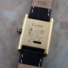 
                        カルティエ マストタンク SM 手巻 ローマ 黒文字盤 ヴィンテージ レディース 腕時計 Cartier Tank:画像5
                  