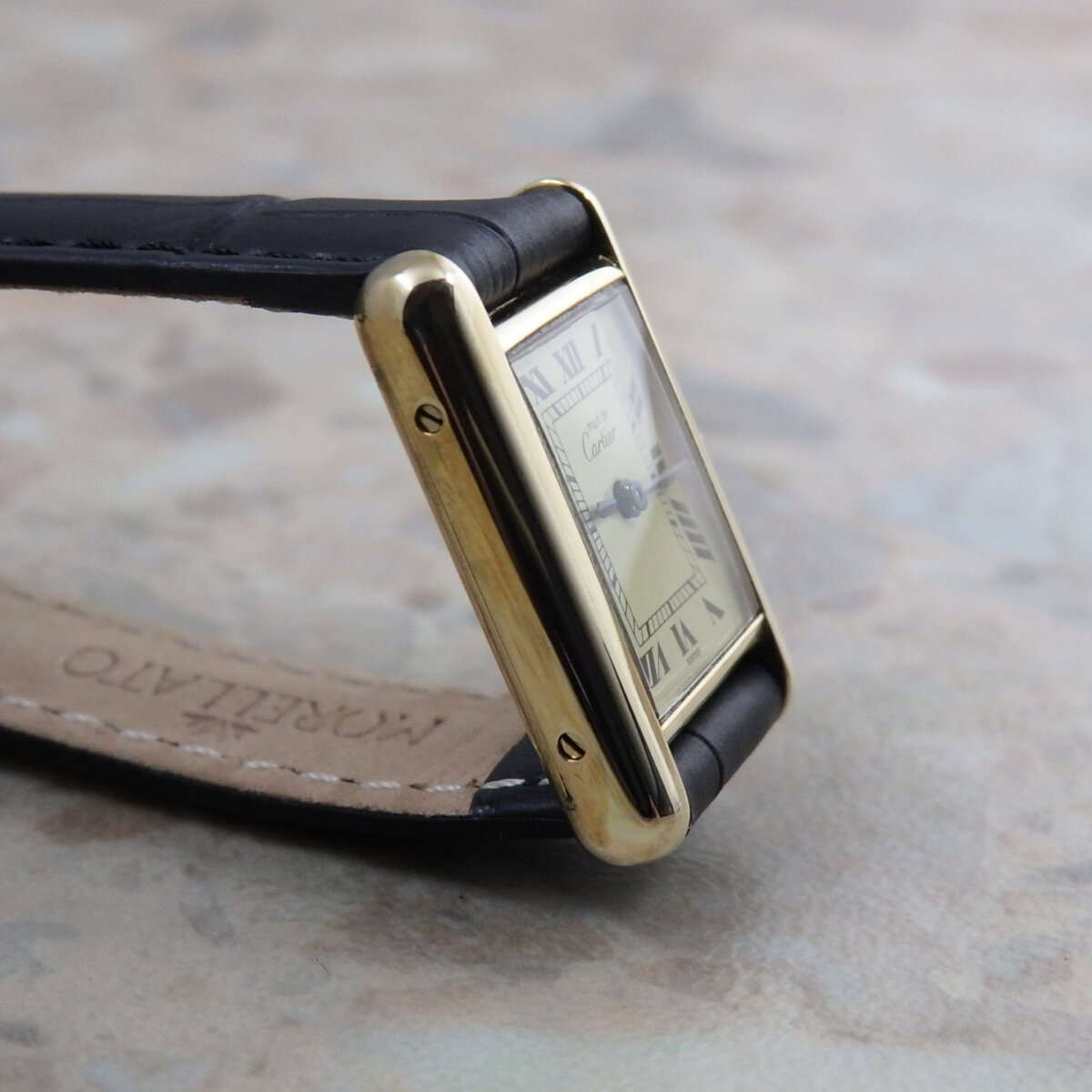 カルティエ マストタンク SM 手巻き式 レディース 腕時計