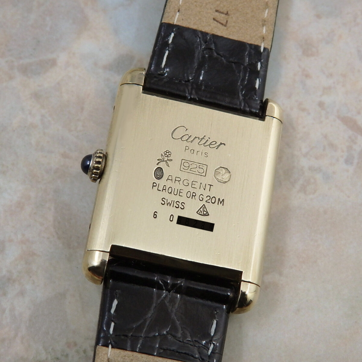 Cartier マストタンク LM 手巻 アイボリー ダイヤル Cartier マストタンク LM 手巻 アイボリー ダイヤル