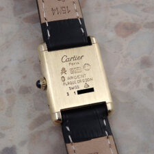 
                        カルティエ must de Cartier Tank SM Trinity stripe 手巻き:画像5
                  