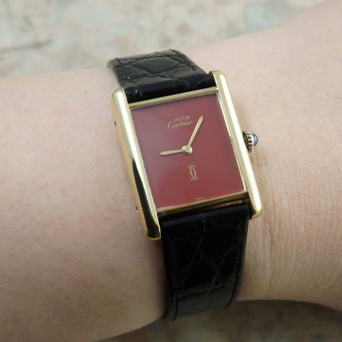 Cartier 手巻き時計 赤文字盤 楽天市場】Cartier（文字盤カラーレッド）の通販