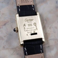 
                        カルティエ マストタンク SM 手巻き式 希少 マホガニー ヴィンテージ アンティーク 時計 Cartier Tank:画像5
                  