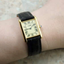 
                        カルティエ マストタンク LM 手巻き ヴィンテージ ウォッチ メンズ 腕時計 Cartier Tank アンティーク:画像6
                  