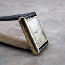
                        カルティエ マストタンク LM 手巻 ヴィンテージ アンティーク メンズ 腕時計 Cartier Tank 時計:画像3
          
        