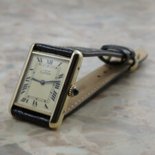 
                        カルティエ マストタンク LM 手巻き式 ヴィンテージ メンズ 腕時計 Cartier Tank アンティーク ウォッチ:画像1
                  