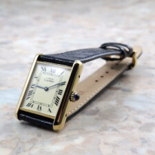 
                        カルティエ マストタンク LM 手巻き式 ヴィンテージ メンズ 腕時計 Cartier Tank アンティーク:画像1
                  