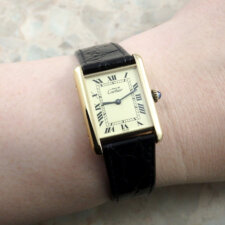
                        カルティエ マストタンク LM 手巻き式 ヴィンテージ メンズ 腕時計 Cartier Tank アンティーク:画像6
                  