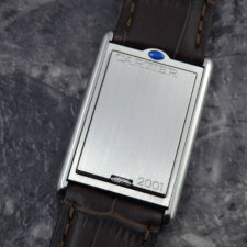 
                        カルティエ タンクバスキュラント LM ギョーシェ ホワイト ROMAN DIAL:画像5
                  