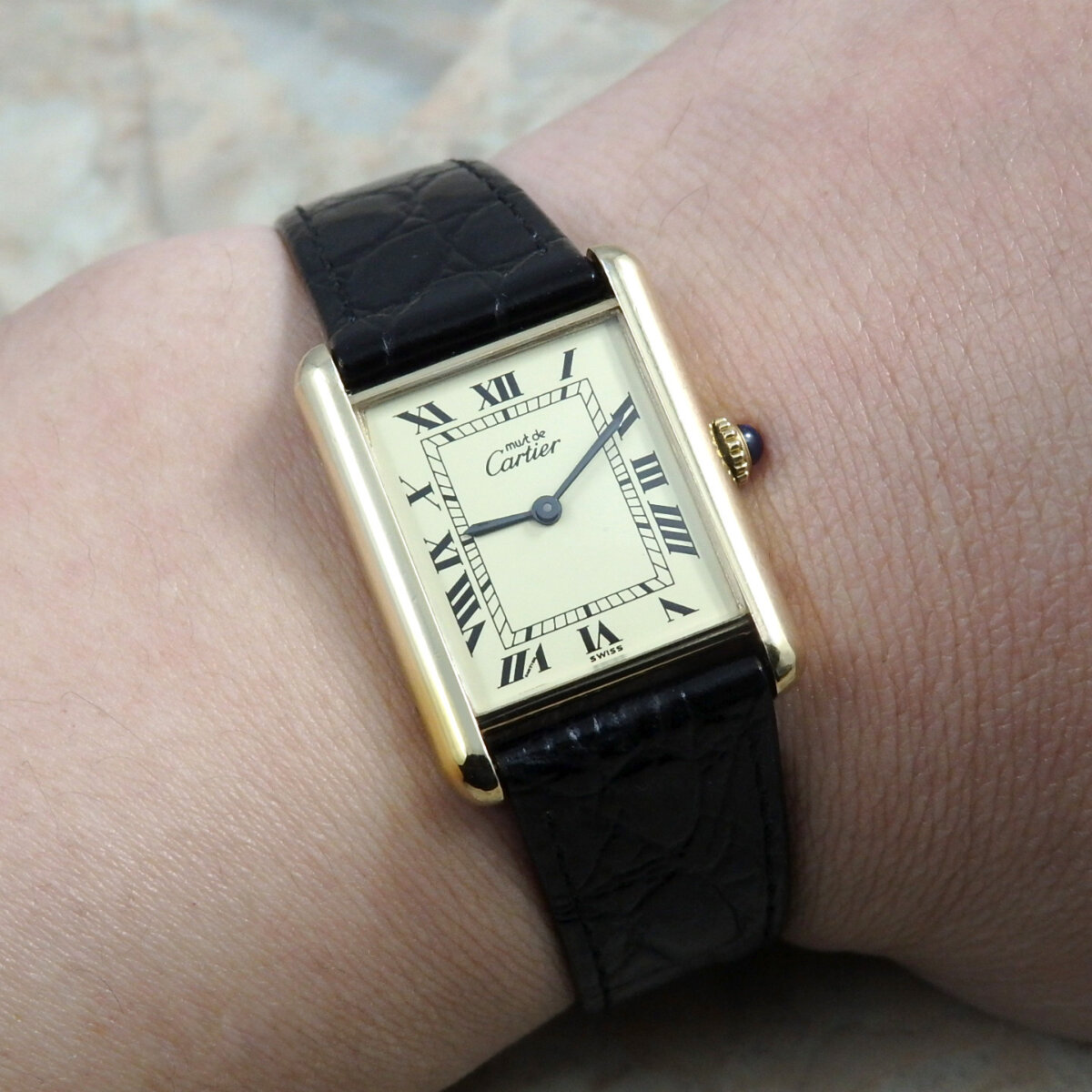 Cartier マスト タンク LM 手巻き ヴィンテージ アンティーク時計