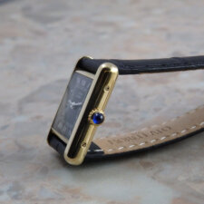 

                        カルティエ マストタンク SM 手巻き レディース ブラック 黒文字盤 Cartier コンプリートサービス済:画像2
          
        