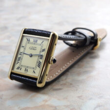 
                        Cartier マスト タンク LM 手巻き ヴィンテージ アンティーク 時計 メンズ 腕時計 カルティエ Must Tank ウォッチ アイボリーローマン:画像1
                  