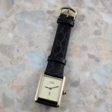 
                        カルティエ Cartier マストタンク LM クリーム アイボリー 手巻き式 アンティーク ヴィンテージ メンズ 時計:画像4
                  