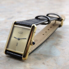 
                        カルティエ マスト タンク 希少 サンレイ LM 手巻き ヴィンテージ Cartier Tank:画像1
                  