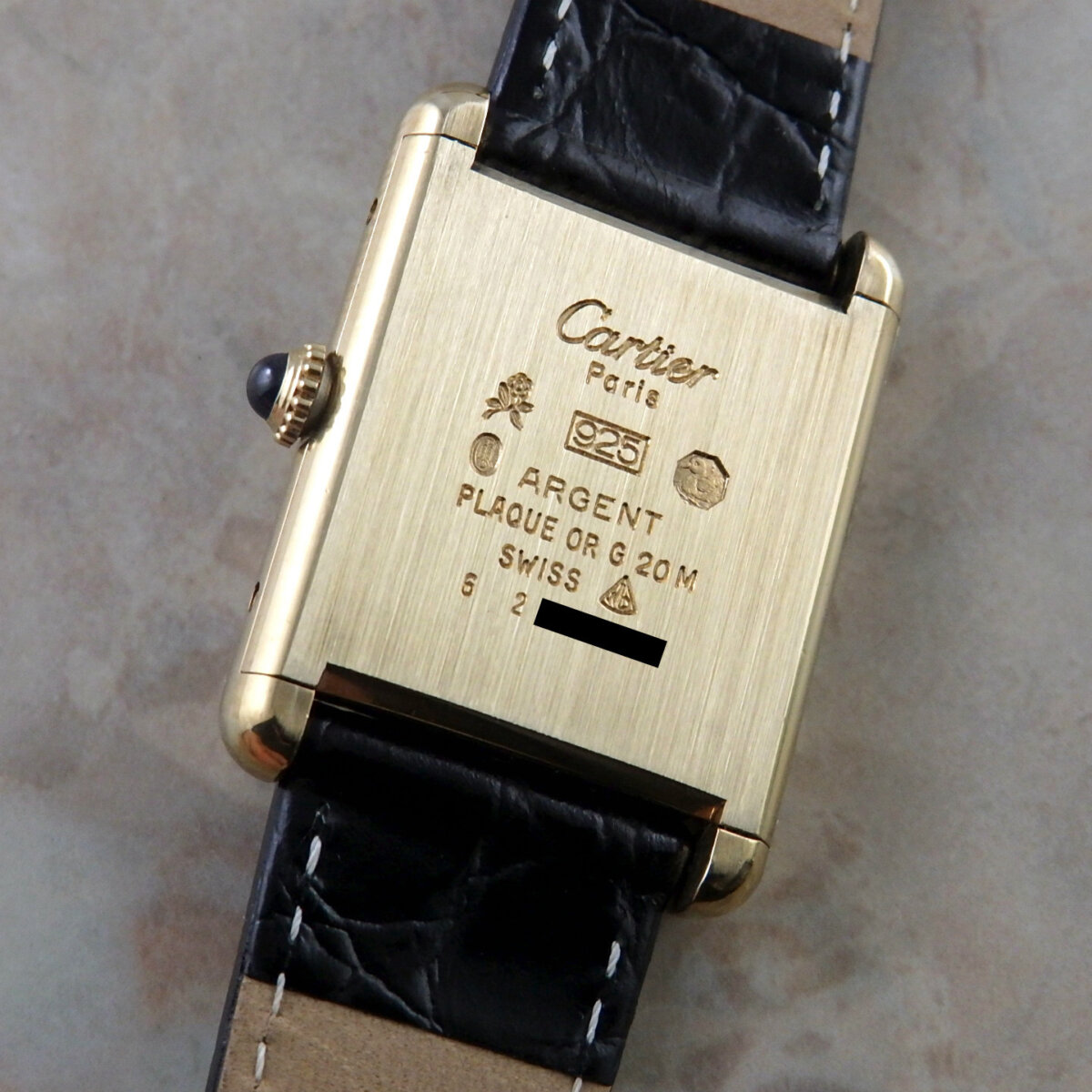 カルティエ マスト タンク 希少 サンレイ LM 手巻き ヴィンテージ