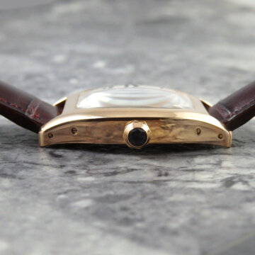 カルティエ Tortue トーチュ LM CARTIER PARIS CPCP 2498E 側面 リューズ
