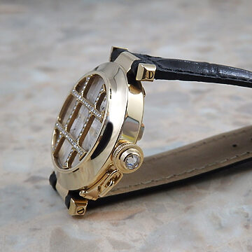 Cartier パシャ 希少 Ref.2399 YG 自動巻き 側面 リューズ