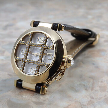 Cartier パシャ 希少 Ref.2399 YG 自動巻き 正面全体