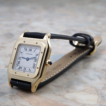 Cartier Santos Dumont 821053 Pre CPCP Frederic Piguet 21 側面 リューズ