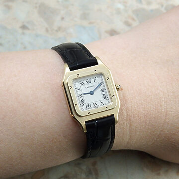 Cartier Santos Dumont 821053 Pre CPCP Frederic Piguet 21 試着イメージ