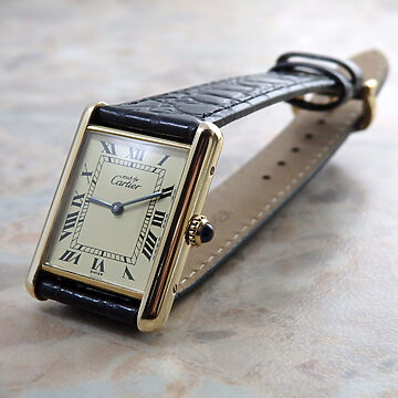 Cartier マストタンク LM ローマ 手巻き式 VINTAGE 側面 リューズ