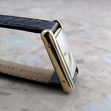 Cartier マストタンク LM ローマ 手巻き式 VINTAGE 背面 ベルト