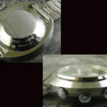 ダリル モンテカルロ 1970年代 コンパス時計 デッドストック　希少品 背面