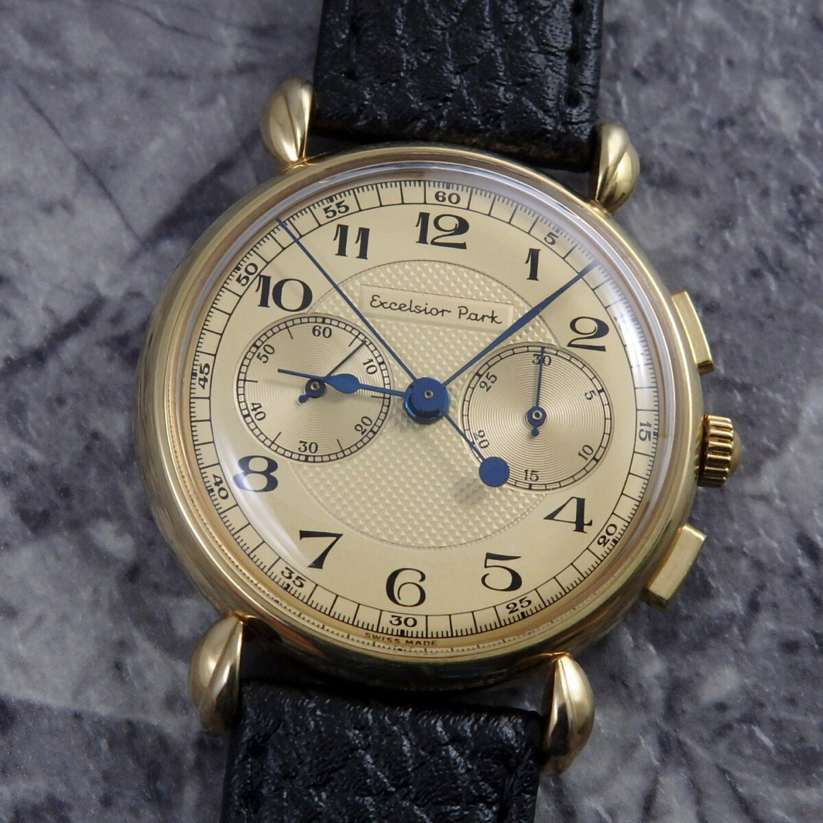 ジラールペルゴ エクセルシオパーク 腕時計 手巻き クロノグラフ ジャンク Excelsior Park ヴィンテージ クロノグラフ | アンティーク時計