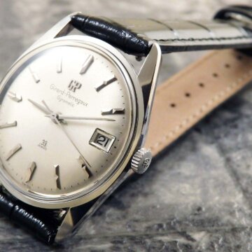 ジラールペルゴ GIRARD PERREGAUX アンティーク ジャイロマチック 希少 ユニークインデックス 正面全体