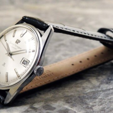 ジラールペルゴ GIRARD PERREGAUX アンティーク ジャイロマチック 希少 ユニークインデックス 側面 リューズ
